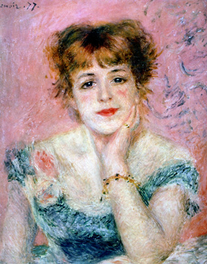 'Portrait of the Actress Jeanne Samary' by Auguste Renoir